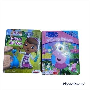 Doc McStuffins & Peppa Pig Look & Find Book Bundle Kids Children’s Hardcover